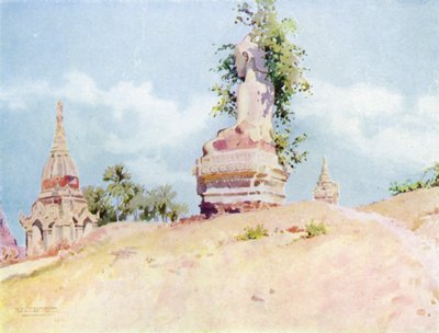 Ein Buddha, in der Nähe von Pagan von Robert George Talbot Kelly